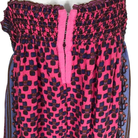 Free People Pink and Blue Patterned Jumpsuit - Picture 6 of 12